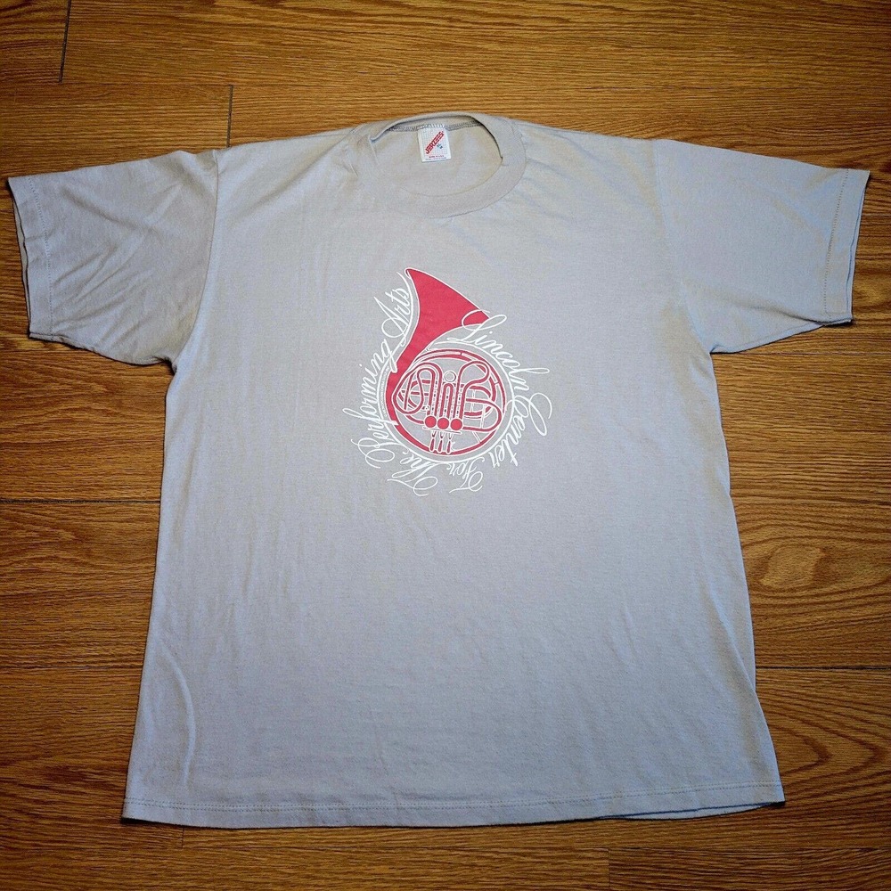 Vtg Lincoln Center For The Performing Arts T Shirt Size XL Gray Made In USA 1987